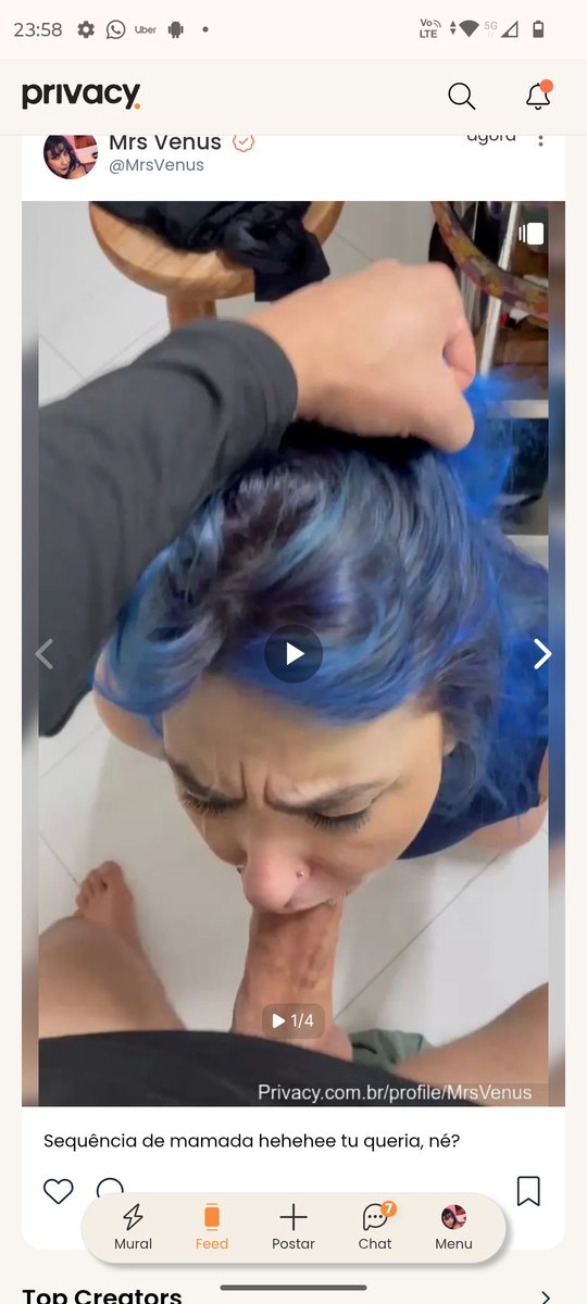 Esse moço aqui tava me ajudando prender o cabelo não entendi o  porque ele quis meter o pau na minha boca mas gostei muito 

• privacy.com.br/@mrsvenus •

Vem ver o quanto eu gosto de chupar 😋