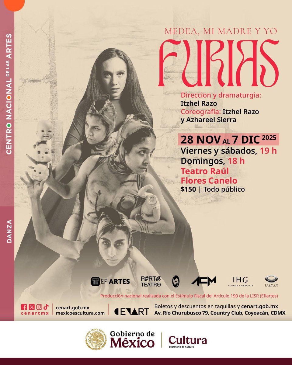 Popkinema's tweet photo. 🎭 #Teatro | FURIAS: Medea, mi madre y yo – Porta Teatro se suma a los 16 Días de Activismo con un poderoso rito escénico https://t.co/B87tlHbgRV