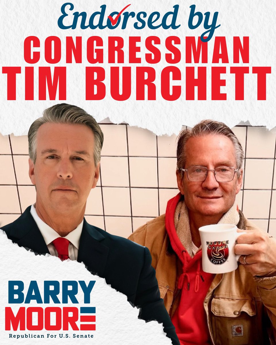 “Barry Moore has been a rock-solid warrior for President Trump and the MAGA agenda since his first day in Congress. Unlike the establishment hacks and RINOs who only pretend to support President Trump when it benefits them politically, Barry Moore has never wavered—he was the