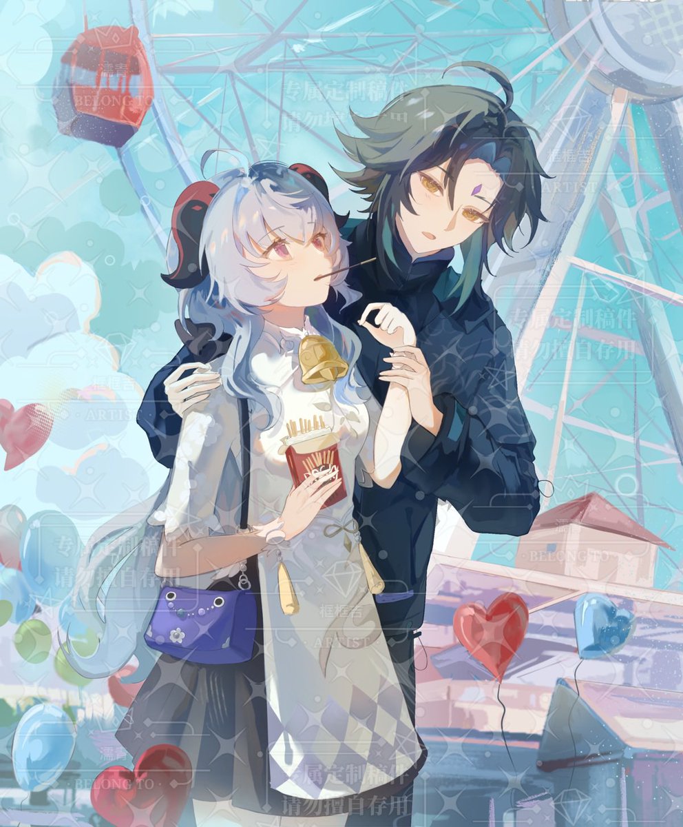 #魈甘 #xiaoyu #xiaogan
是約稿
Pocky Game!