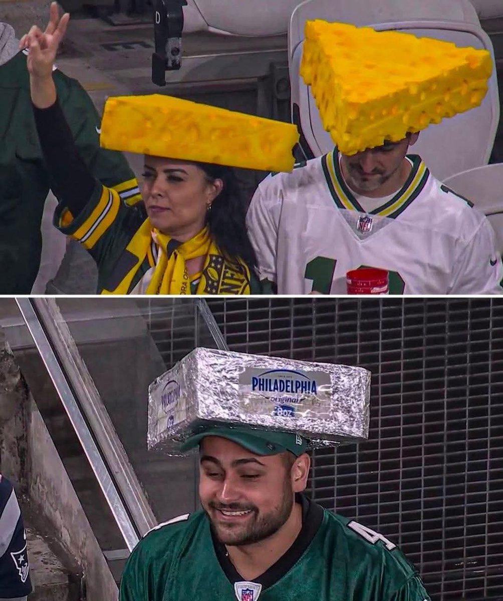 Buckeyefanohio7's tweet photo. Best meme I've seen today. Thanks to whoever found this 🦅💚🥶🤣🤣
#MNF #GBvsPHI https://t.co/f6Oc3t1xVY