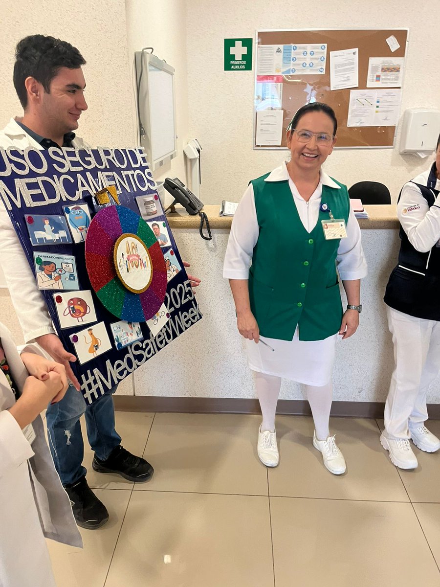 HGC_Hospital's tweet photo. 🟠💊 Nos sumamos a la #MedSafetyWeek para promover el uso seguro de los medicamentos y la importancia de reportar reacciones adversas.
La seguridad es tarea de todos. 🤝
#SeguridadDelPaciente #IMSSBienestar https://t.co/4DnnopPQSc