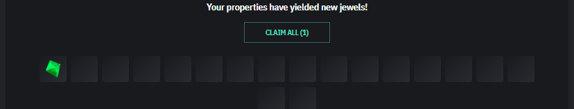 #Earth2 Jewels will stop spawning soon!
Just about half a million jewels left to the 125m spawn cap. The final 25m can only be claimed from within E2V1 post its public release.

Tip: The notifications have stopped and you need to claim jewels by going to 'property inventory'