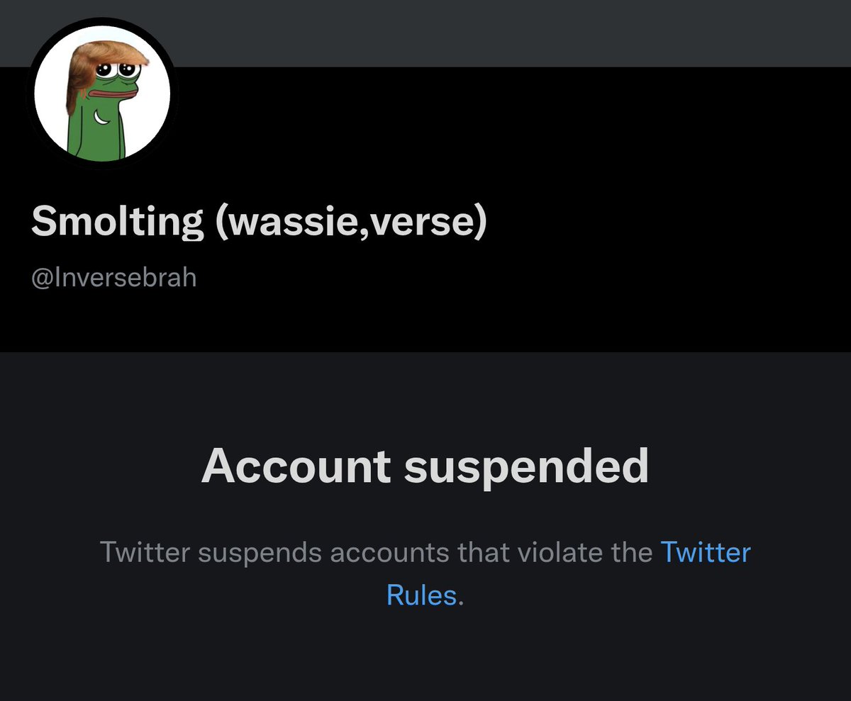 So this is why <a href="/inversebrah/">smolting (wassie, verse)</a> got banned