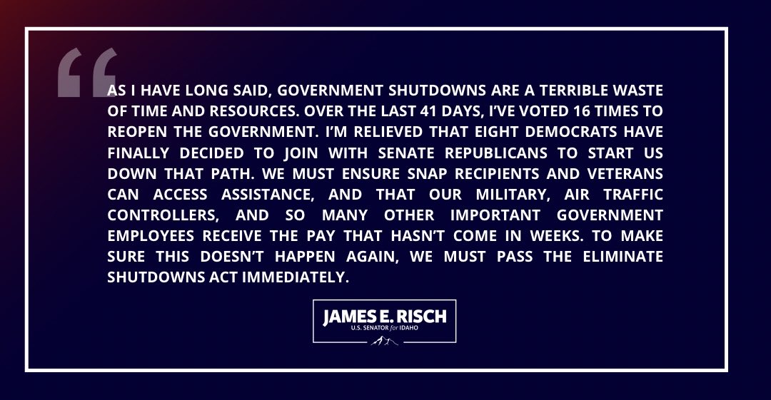 Jim Risch tweet media