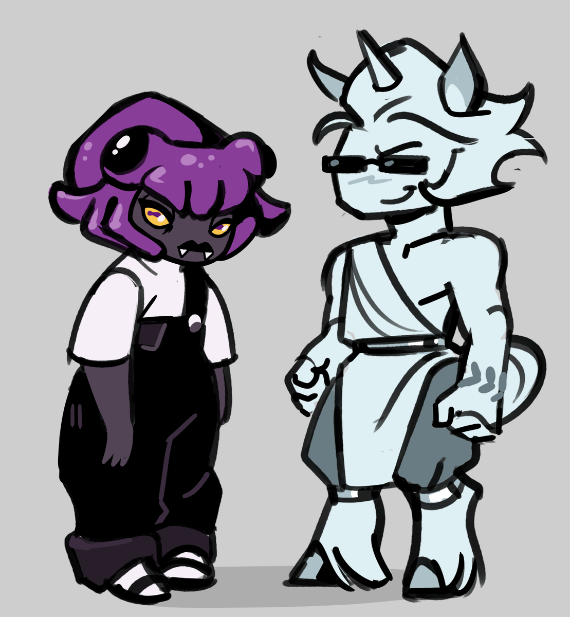 ALMOST fully caught up with HSBC so i decided to celebrate by drawing my dumb stinky chudlings #homestuck