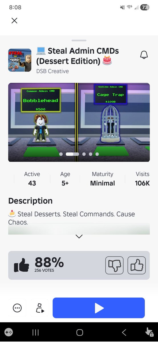 First 100k visits on our first game 😤😤.