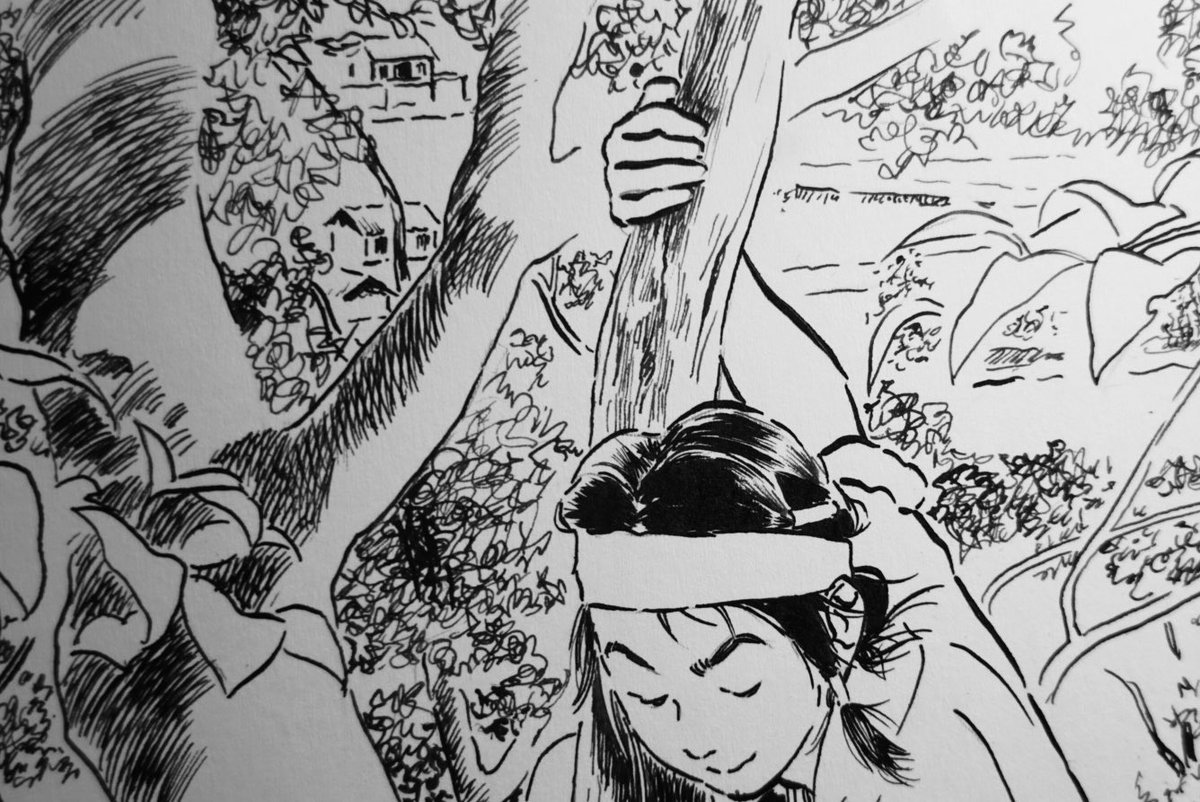 emg1993's tweet image. __《告状》｜原创手绘，尺寸A4