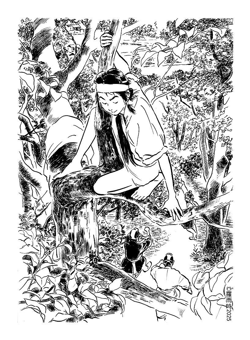 emg1993's tweet image. __《告状》｜原创手绘，尺寸A4