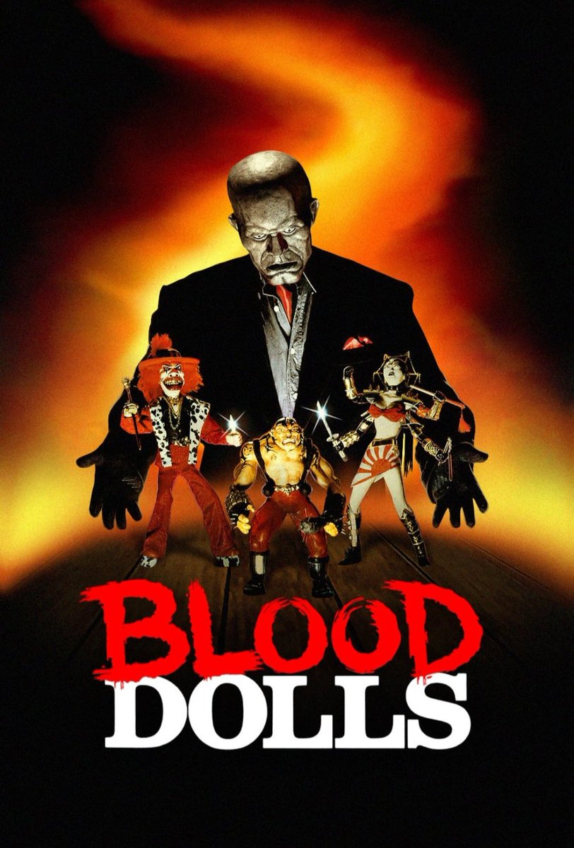 evil_toast916's tweet photo. The #shitbinge continues! #NowWatching Blood Dolls (1999) w/ @Whorror_Fiend, @SpooktacularGal & @OldButtonFaceTC. Here we go!
#blooddolls #horror #fullmoonfeatures https://t.co/HpuBeXJ1RM
