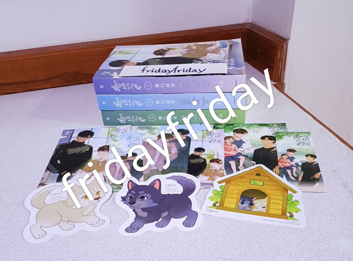 friday1909's tweet image. 🐺หมาป่าอยู่กันเป็นคู่🐺
⚡มือสองสภาพดี เล่ม 1-3
⚡ที่คั่น โปสการ์ด จิบิ ตามภาพ
⚡830.-รส.(ห่างไกล+50)
📌ตำหนิรอยรีดกระดาษพับเล็กน้อยจากสนพ.ประมาณ สี่แผ่น ตามภาพ
#หมาป่าอยู่กันเป็นคู่ #ขายนิยายวาย #นิยายวายมือสองสภาพดี #นิยายวายแปล #อู๋เจ๋อ