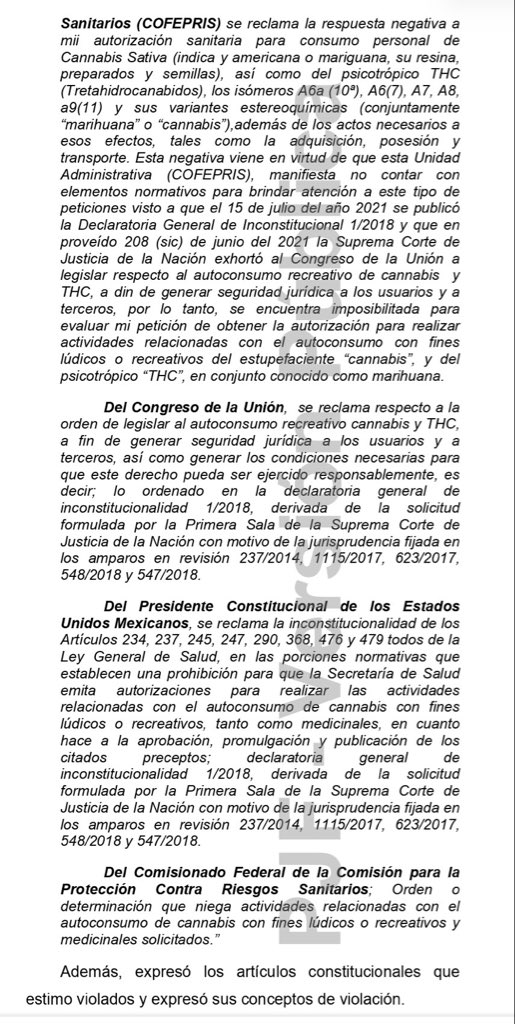 1️⃣ Un juez federal en Michoacán acaba de amparar a un joven para sembrar, cultivar, cosechar y poseer marihuana para su propio consumo, invocando el derecho al libre desarrollo de la personalidad. Es el reconocimiento de que el Estado no puede invadir todas las decisiones