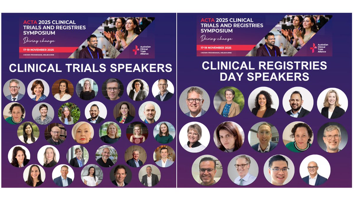 ACTA: Australian Clinical Trials Alliance tweet media