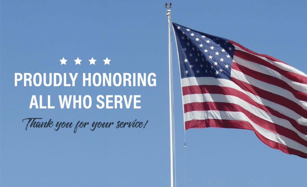 mepstein05's tweet photo. Thank you to all of our Veterans for your service and sacrifice for our great country! https://t.co/4HnYIhjx04