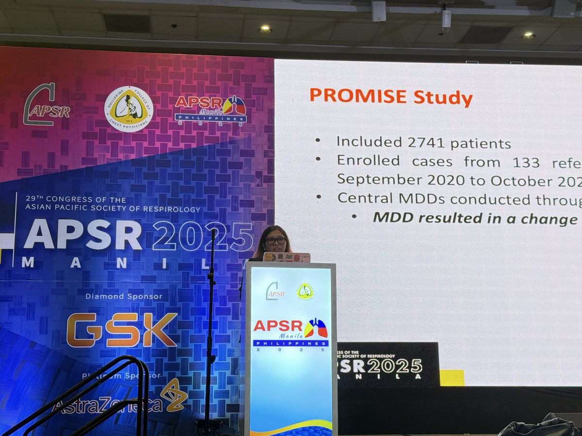 yourpulmodoc's tweet photo. Supporting our fellowship batchmate Dr. Catherine Jordan-Lorenzo @cathsywhatsy during her talk on the role of multidisciplinary team discussion in the diagnosis of interstitial lung disease. MDT is still the gold standard in ILD diagnosis. #APSR2025 https://t.co/4up49tMNdt