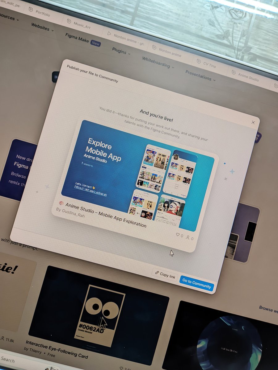 gustina_rah's tweet image. This design was made back in 2022 — but now everyone can use it for practice!
Feel free to tag me if you try it out  😄

#UIDesign #FigmaCommunity #DesignPractice #AnimeApp

figma.com/community/file…