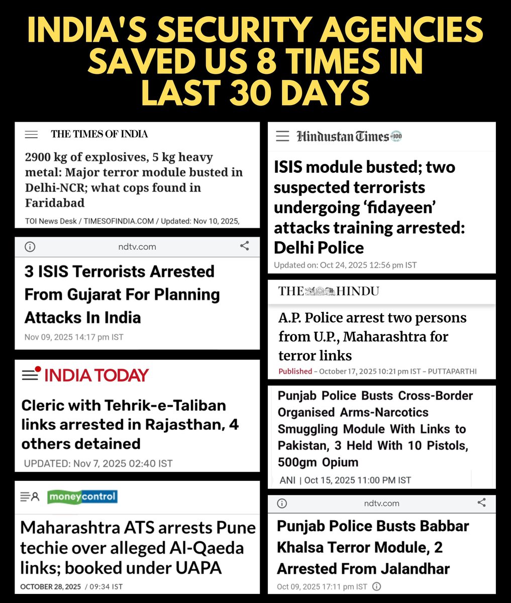 They may avert 99 incidents but 100th time enemies of the country will succeed. They continue to do thankless Job and fight these enemies within colluding with external enemies.