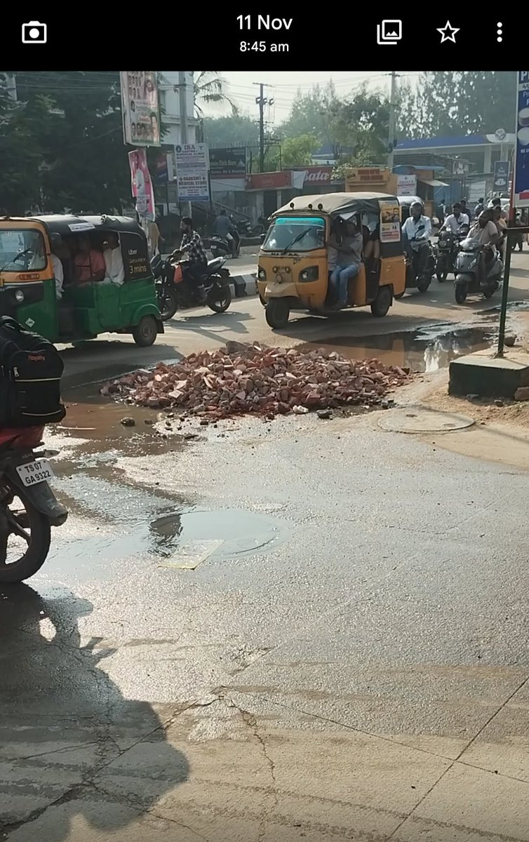 avi_vinu's tweet photo. @Mc_Meerpet drainage overflow opp Swagath Grand Hotel, Jillelguda for the over 10 days causing inconvenience to the public - vehicles, school children, commuters,etc. Resolve the issue at the earliest. Thanks! https://t.co/y7AMakmzrz