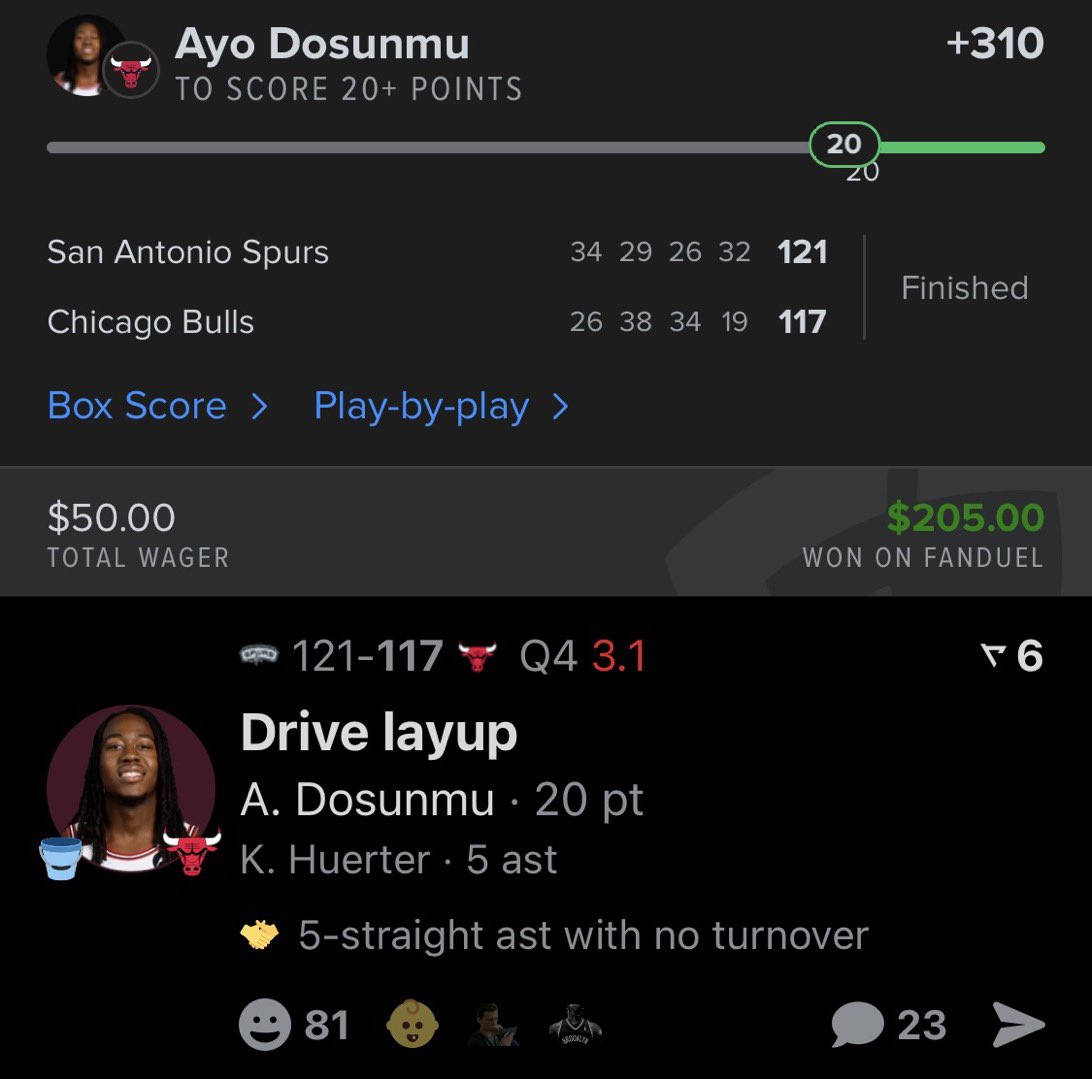 Ayo 20 AT THE BUZZER!!

+310✅💸

For ALL of my plays ⬇️
whop.com/beat-the-books…