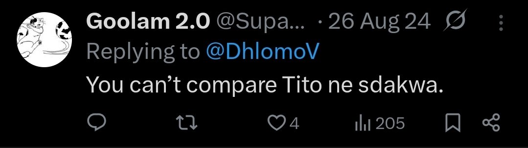 Sandile Dhlomo tweet media
