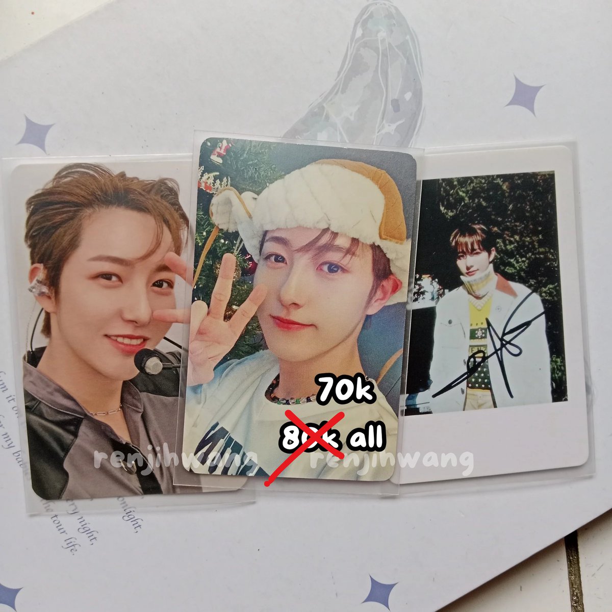 Khusus hari ini disc 10k! 
Wts/want to sell/lfb Ina 
📌Photocard PC  Nct dream   
Renjun
Candy
• POB Mumo B ver 
• POB makestar

✅Inc all
⚠️HARGA JGN DIJADIKAN PATOKAN⚠️

💌 More detail dm!
🏡 Tangerang
