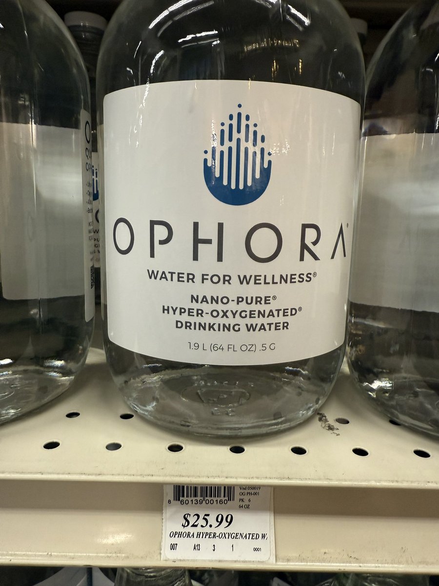Question: 
How do you know the world is going to shit?  <a href="/smartertrader/">Sam Parikh</a> 

Answer: 
$26 dollars for 1/2 gallon of water! 
#MothersMarket
