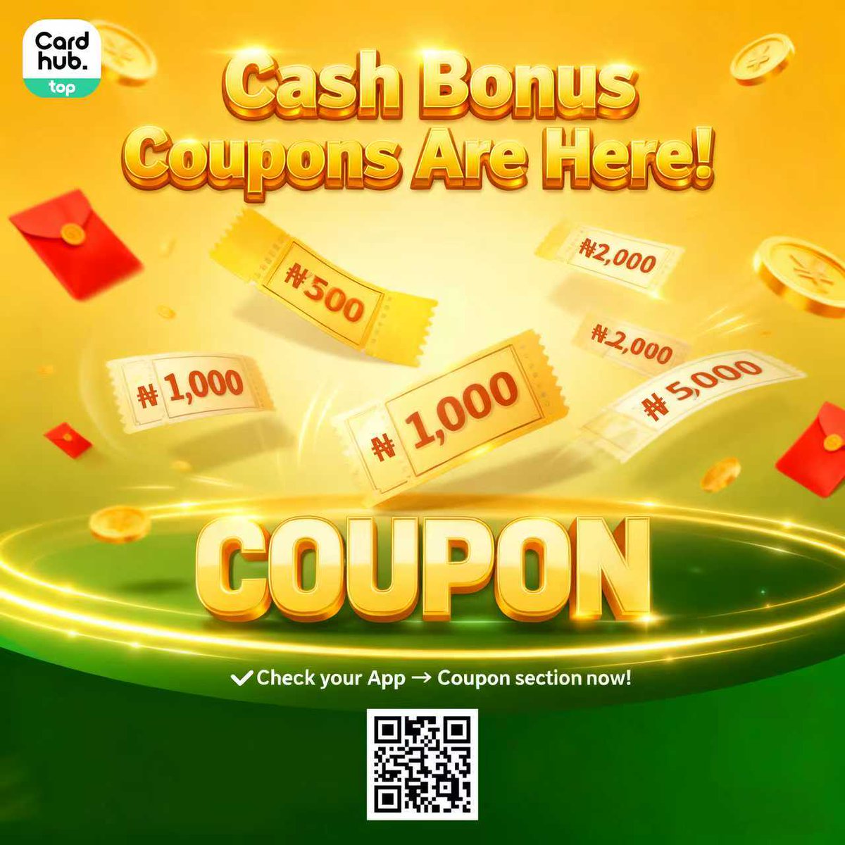 CHTFun's tweet photo. “₦14,000 coupons?!” 😱
Yes, all real!
Check https://t.co/EUUCjrlNPA before they’re gone 👀
#cardhubtop #giftcards https://t.co/7WJ8MsjGnx