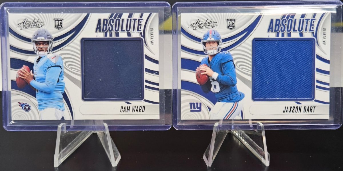 3bangerbreaks's tweet image. #Hits from the 2025 #Panini #Absolute #Football #Bundle #Box #TBBDraft #Break 

#TBBCrew #NFL #TBBReposts #TBBBreakCredit #Jumbo #Memorabilia #Card #CamEard #JaxsonDart #tradingcards #thehobby
