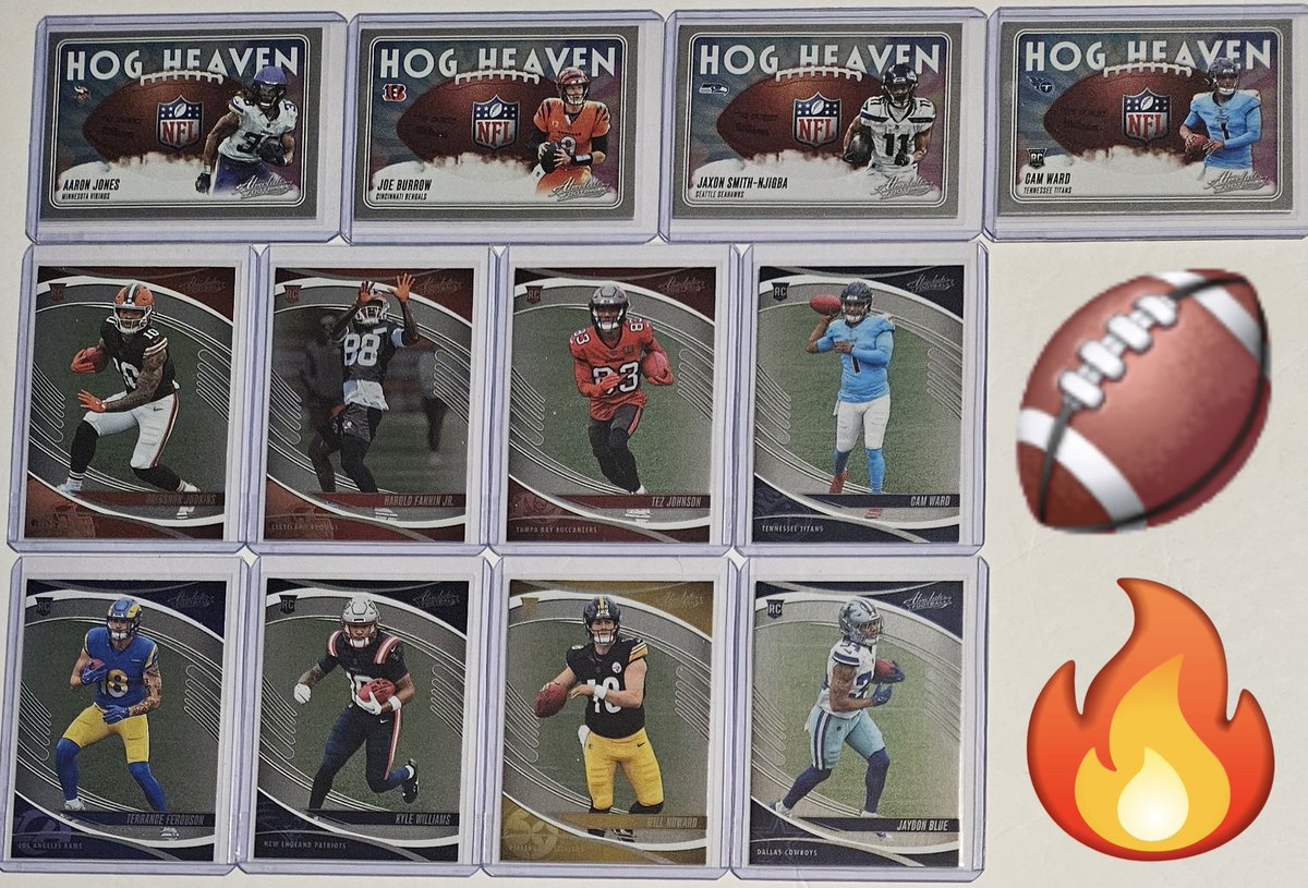 3bangerbreaks's tweet image. #Hits from the 2025 #Panini #Absolute #Football #Bundle #Box #TBBDraft #Break 

#TBBCrew #NFL #TBBReposts #TBBBreakCredit #Jumbo #Memorabilia #Card #CamEard #JaxsonDart #tradingcards #thehobby