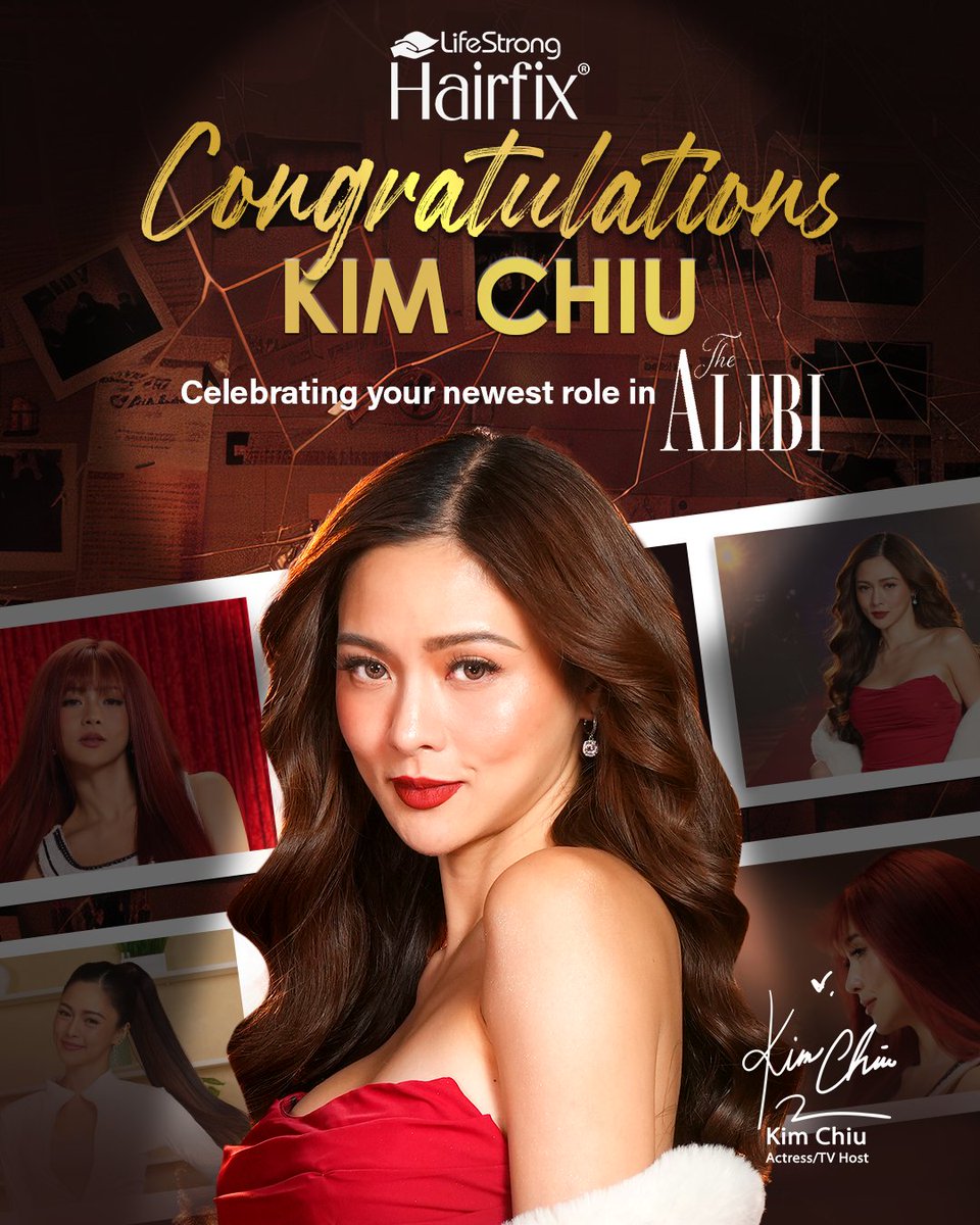 A new role, a new story to tell. 📷
Congratulations to Kim Chiu on her newest role as Stella Marie in The Alibi.

#HairfixPH #KimChiu #TheAlibi #HairfixGotYou