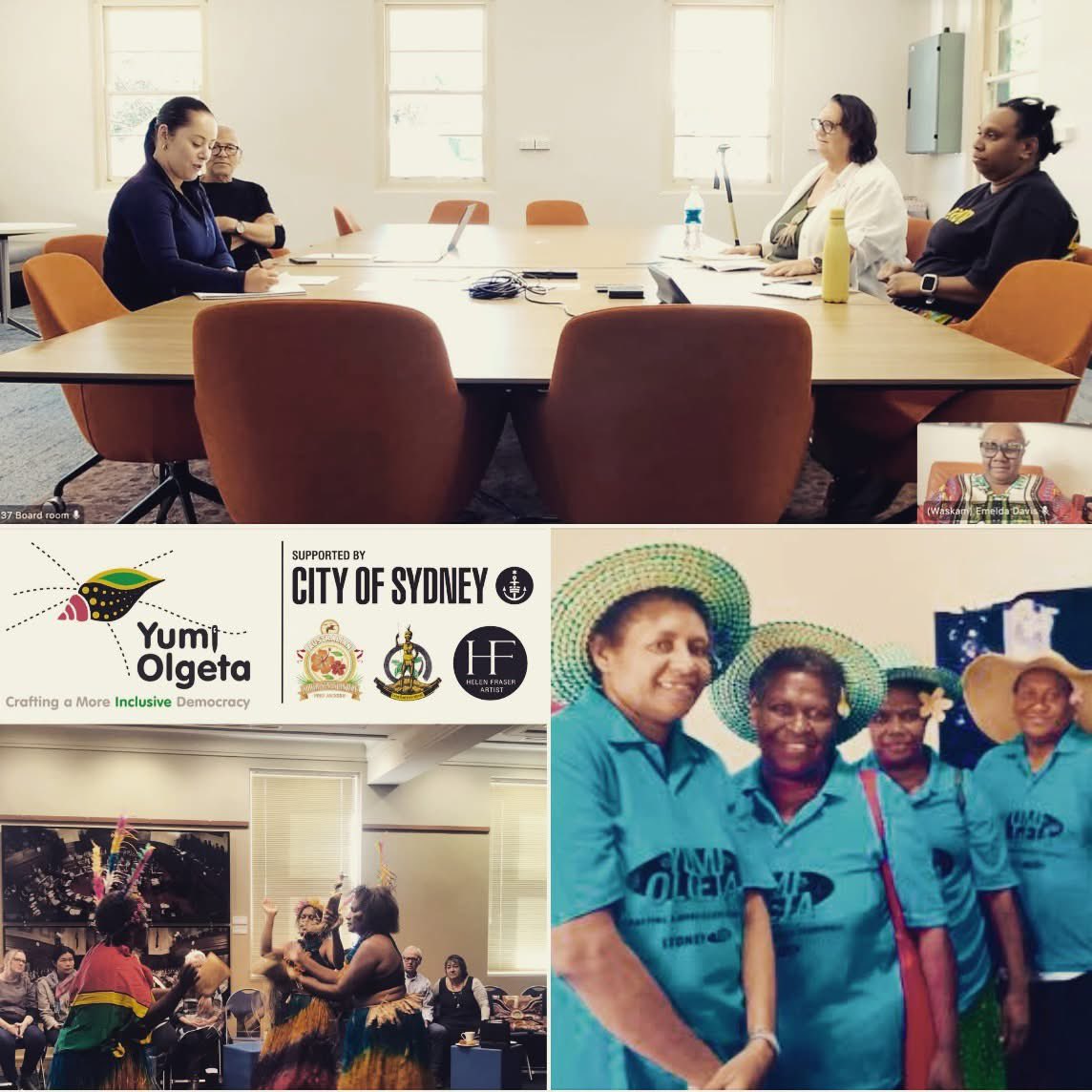 À great meeting with our NAISDA Dance Theatre families re the Ni-Vanuatu Women's visit as part of Yumi Olgeta: Crafting a More Inclusive Democracy cultural exchange craftivists. Must register to join on 29th Nov @ Chau Chak Wing Museum
events.humanitix.com/join-the-yumi-…