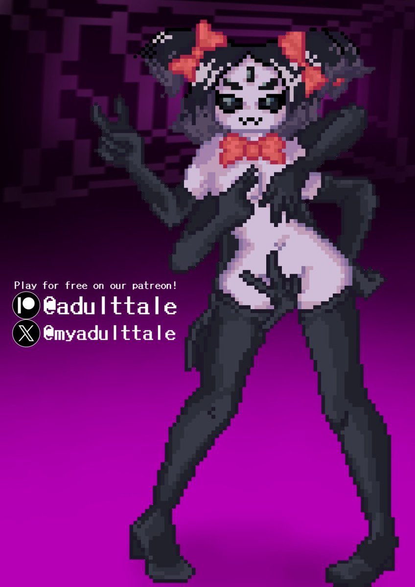 myadulttale's tweet photo. Pixel art with Muffet! #Muffet #Undertale #AdultTale #pixelart #fanart https://t.co/hZX7lQHGPw
