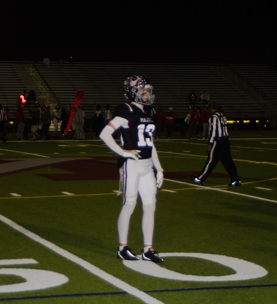 From a season ending injury sophomore year to district champs and 1st team all district db my junior year. I couldn’t have done it without my brothers, coaches and family. Time for the playoffs!! <a href="/MrCoachHolland/">Coach Holland</a> <a href="/IamCoachMac_MV/">Jarron McDavid</a> <a href="/IsaiahTaylor_1/">Isaiah Taylor</a> 
<a href="/coach_benavides/">Coach Benavides</a>