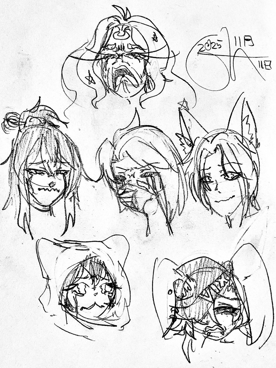 The aftermath of tonight’s stream. Thank yall so much for the support for tonight! 
🎨: <a href="/ArtGeo_K/">GeoK</a>