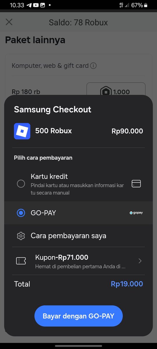 cielovve's tweet photo. wts voucher samsung 45k. avqris atau rekber (fee buyer) https://t.co/wNx19iKOYf