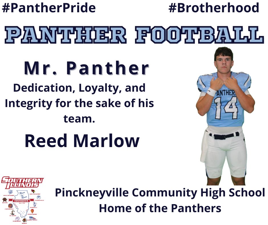 Congratulations to our 2025 Mr. Panther, Reed Marlow!  #PantherPride #Brotherhood #EAT