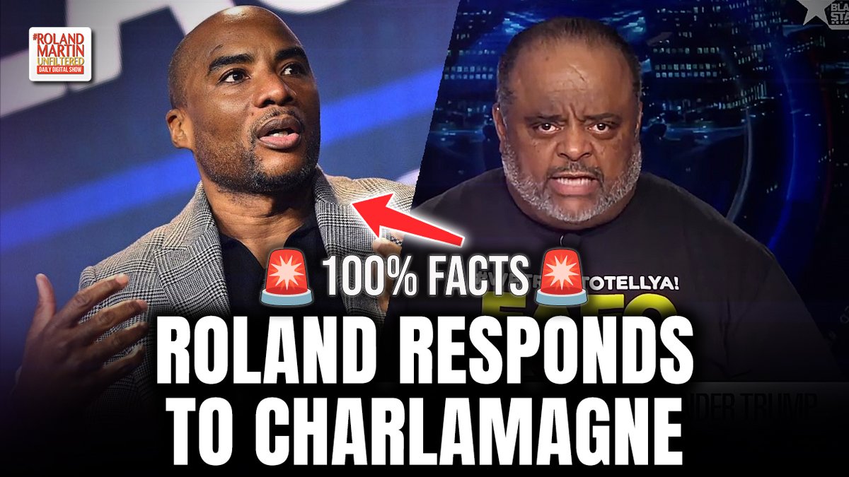 rolandsmartin's tweet image. Roland responds to Charlamagne @cthagod: We owe Black America 100% FACTS vist.ly/4drwi #RolandMartinUnfiltered #BlackStarNetwork
