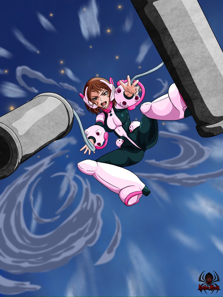 Blade_Mathews's tweet photo. When gravity says no, Uravity says YES! 🚀💪 
Double-tap if you’re team Uraraka!
#Uraraka #MyHeroAcademia #mha #bokunohero #bnha #superheroes #Hero #Anime #QuirkPower #ViralAnime #anime #urarakaochako #uravity #Art #illustration #comicart #digitalart #fanart #SpiderBladeArt https://t.co/NcWlcLlwuk