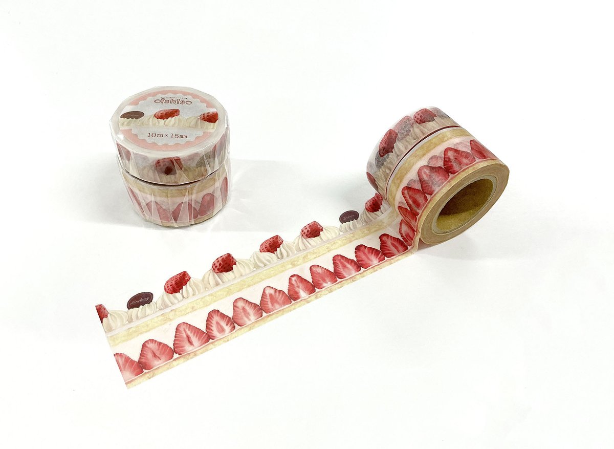 マスキングテープは合わせてイチゴケーキになる2個セットも準備中です🍓🍰
プレゼントにもオススメ✨

📍ブース 西1階 E-150
#デザインフェスタ