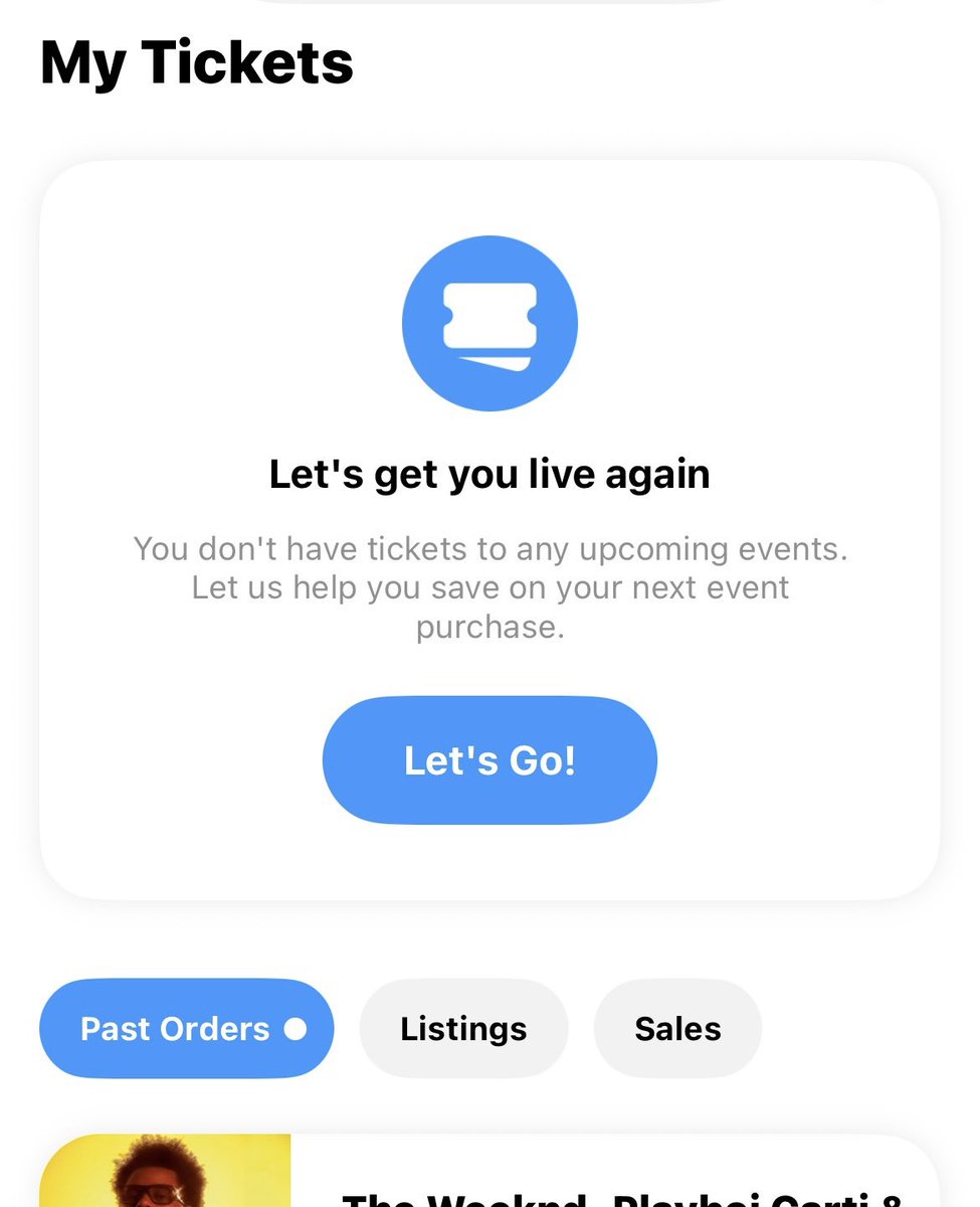 ChristianKarras's tweet photo. @TickPick @TickPickSupport my ticket I bought from your site disappeared from my account. Your site says sales are final. Very weird that the same day I sent you an email asking when the ticket was going to arrive that the pending transaction just disappears. https://t.co/F25u5WuESi
