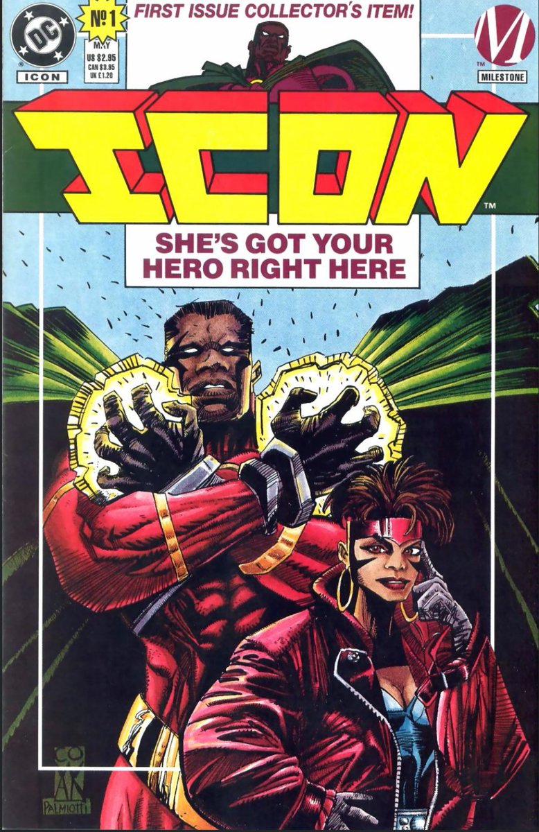 dr3amcatcher93's tweet image. #NR Icon (1993) by Dwayne McDuffie
