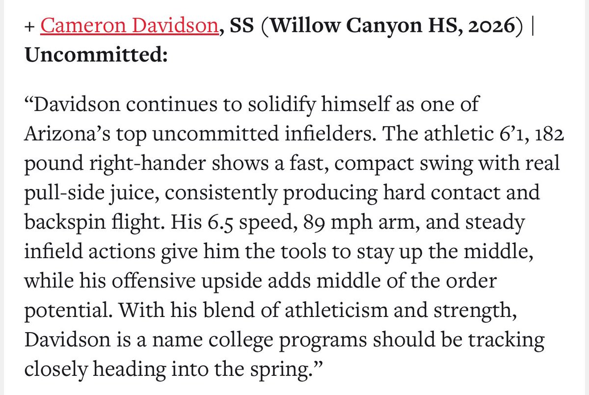 Thank you <a href="/PrepBaseballAZ/">Prep Baseball Arizona</a> for the write up! <a href="/SportsForceBB/">SportsForce Baseball</a> <a href="/beinbrink28/">Andrew Beinbrink</a> <a href="/AustinByler14/">Austin Byler</a> <a href="/PB_Uncommitted/">Prep Baseball Uncommitted</a> <a href="/TweetTonyT/">Antonio Torres</a>