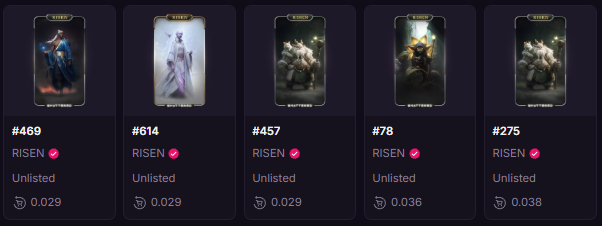 hdnakum's tweet photo. ๐ Risen NFT from @ValanniaGame just dipped to 0.031 $SOL and consolidating.
With only 6k supply, itโs basically a steal ๐ฅ
Snagged another one, now holding 5 total
That unlocks a 3x multiplier on my @xeetdotai leaderboard ๐
๐ฌ Comment
โค๏ธ Like
๐ Repost
#xeet #xeeters #valannia #solana #game #crypto #bullback #SolanaGaming #ValanniaGame #Web3Games