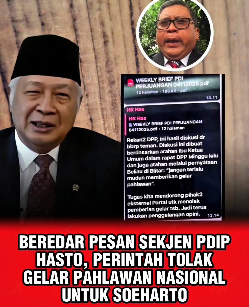Whoosh yg bermasalah.
Korupsi yg merajalela. 
Ijazah mantan yg diduga palsu.
Wapres yg jauh dari kata layak.

Ini jauh lebih penting digaungkan ketimbang menghakimi orang yg sdh tiada.