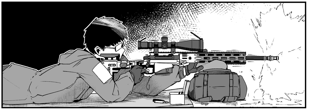#いい銃の日
イラストとしてはないけど同人誌にはあるよ!(自作3D素材) 