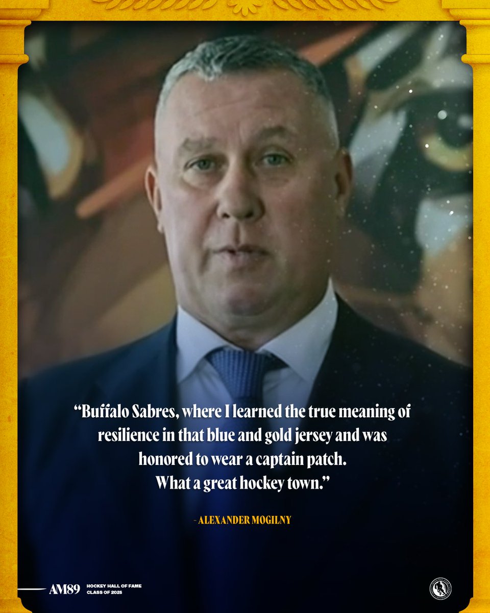 BuffaloSabres's tweet image. Congratulations to Alexander Mogilny on his induction into the Hockey Hall of Fame!

Watch his acceptance speech → bufsabres.co/3JqGqgk