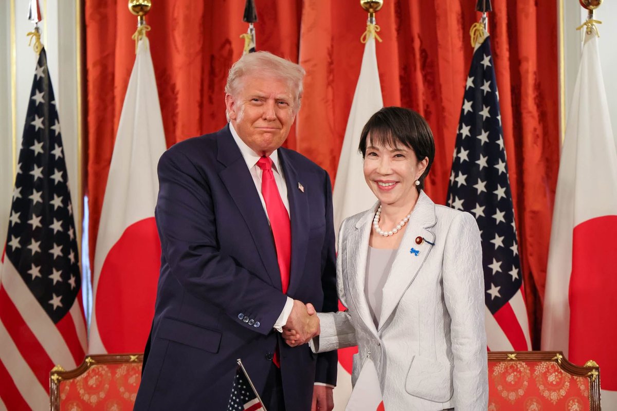 dapi_ppp's tweet image. Two great eras — from the Atlantic to the Pacific.
Reagan and Thatcher reignited the spirit of freedom across the West.
Now, Trump and Sanae Takaichi carry that torch across the Pacific — defending sovereignty, courage, and the values that built the free world. 🌏✨