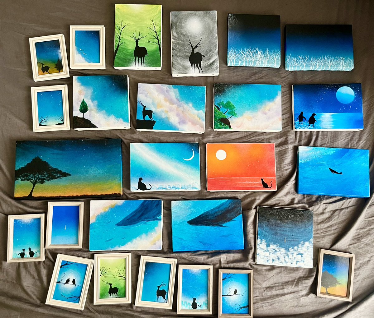 あき🎨AKI SPRAY PAINT スプレーアート作家 デザフェスA-289巨大ライペ