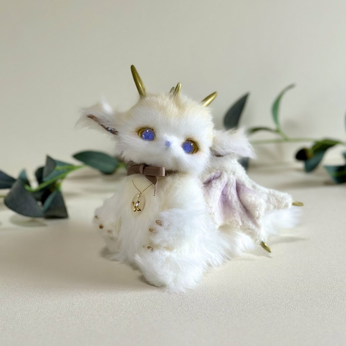 アイスドラゴンの赤ちゃん　アートドール　ぬいぐるみ ikka (@ikka_happy) / Posts / X