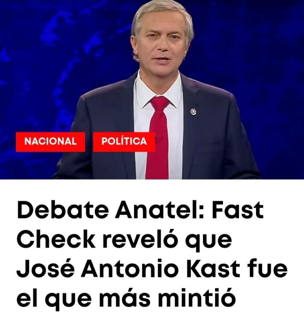 No importa cuando leas esto con Kast .
Kaiser mintiendo también ahora en TV.
Kast Evasor 
#DebateAnatel2025
Debate Presidencial
Fontaine  AFPs 
Ulloa Milei 😩
#TuDecides
Julia Vial Mathhei Senado
#KaiserGanador 😩